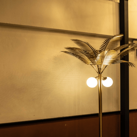 โคมไฟตั้งพื้น DEEPWOOD รุ่น GOLDEN PALM TREE สีทอง 2 หัว_2